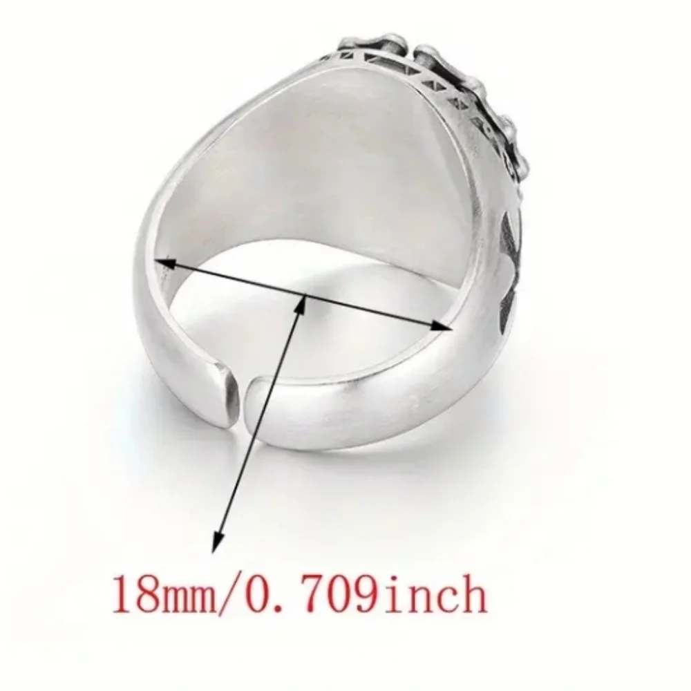 Silvertone Skull Ring